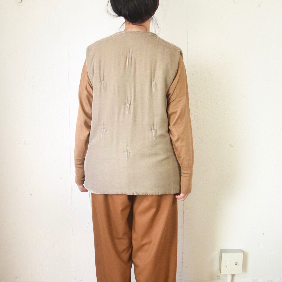 TOWAVASE(トワヴァーズ):La zabu vest jacket ベスト TOWAVASE(トワヴァーズ):La zabu vest jacket ベスト