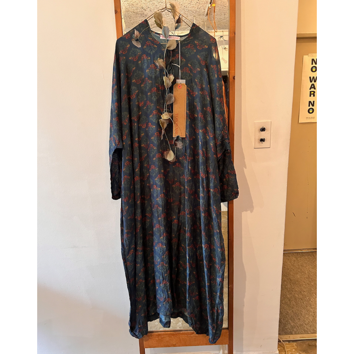 TOWAVASE(トワヴァーズ）Eulalie-dress シルクコットン プリント 