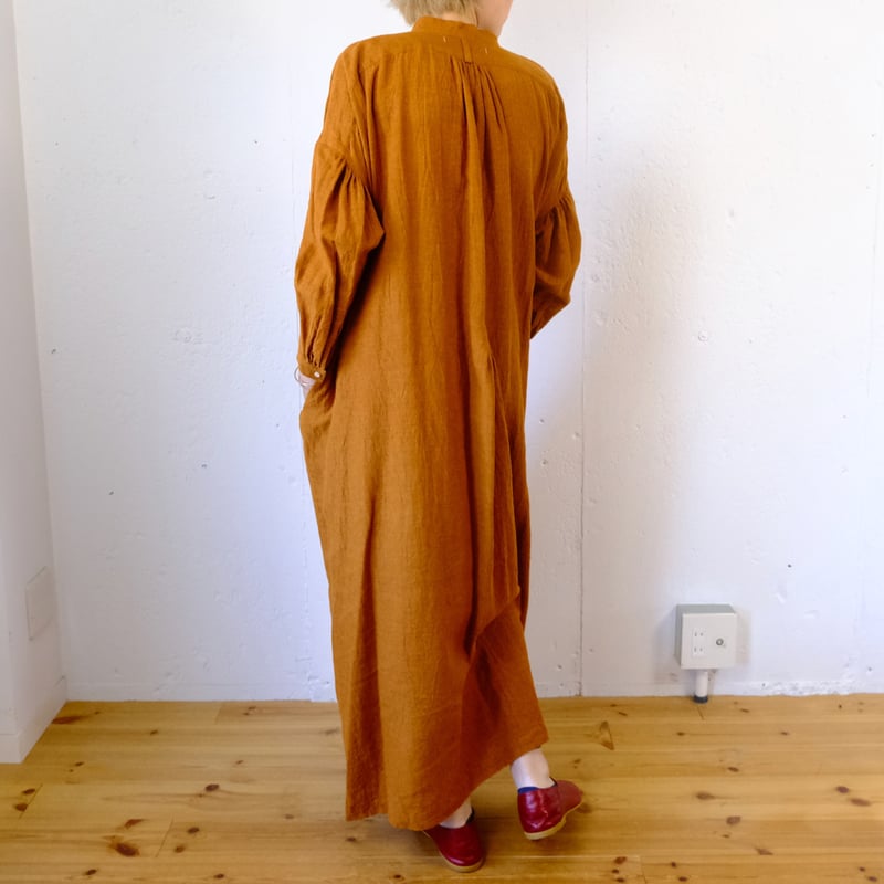 suzuki takayuki (スズキタカユキ) peasant dress Ⅱウールリネン suzuki takayuki (スズキタカユキ) peasant dress Ⅱウールリネン