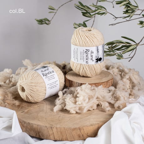 dLana* Artisan Yarn / Rustic Wool（ラスティックウール）100g  無染色