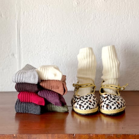 JOHA（ヨハ）wool socks / 39-42サイズ：メリノウール リブソックス