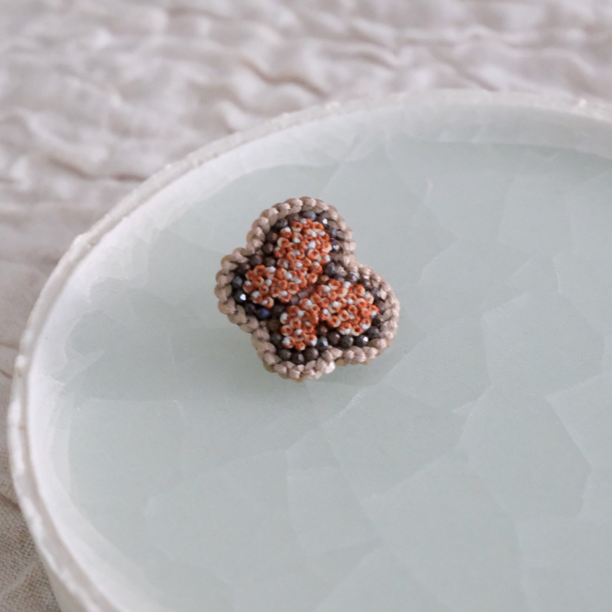 1度のみ□tamas/ タマス□gray×blackピアス