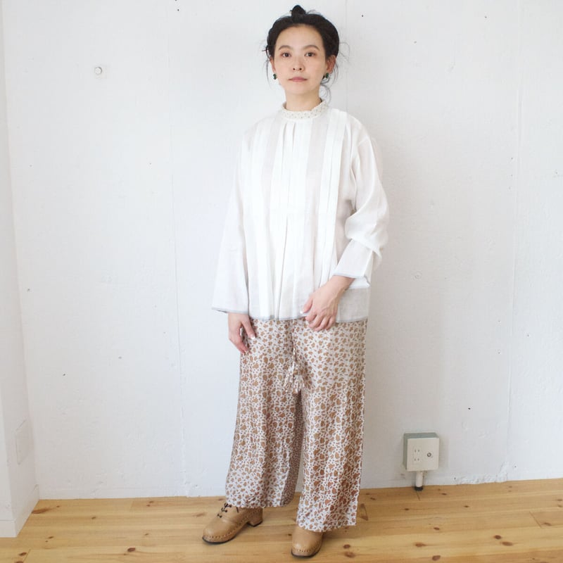 TOWAVASE：Sarasa Pants /Camel | Le Nid de Lili
