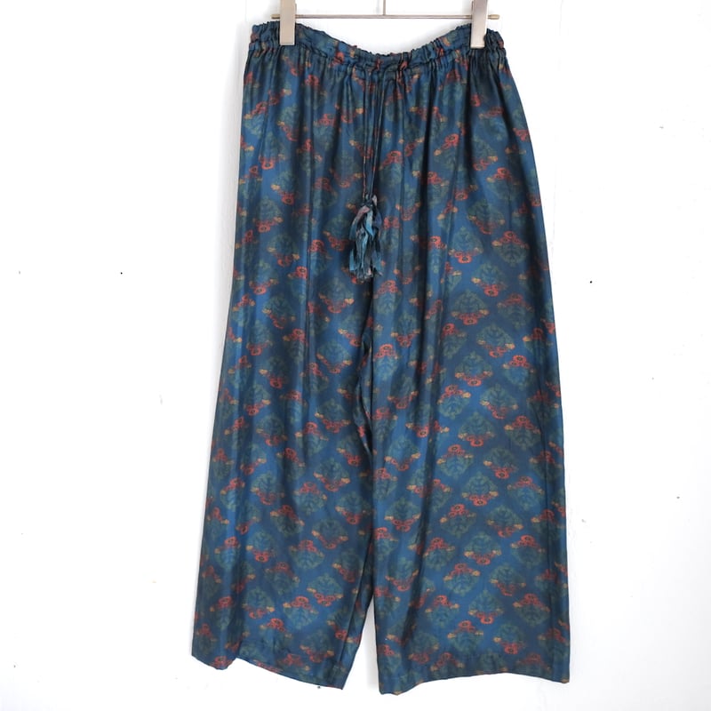TOWAVASE(トワヴァーズ)Eulalie-Pants シルクプリントパンツ TOWAVASE(トワヴァーズ)Eulalie-Pants シルクプリントパンツ