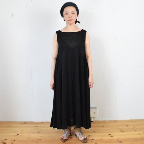 suzuki takayuki (スズキタカユキ) linen dress リネンジャージ ロングワンピース