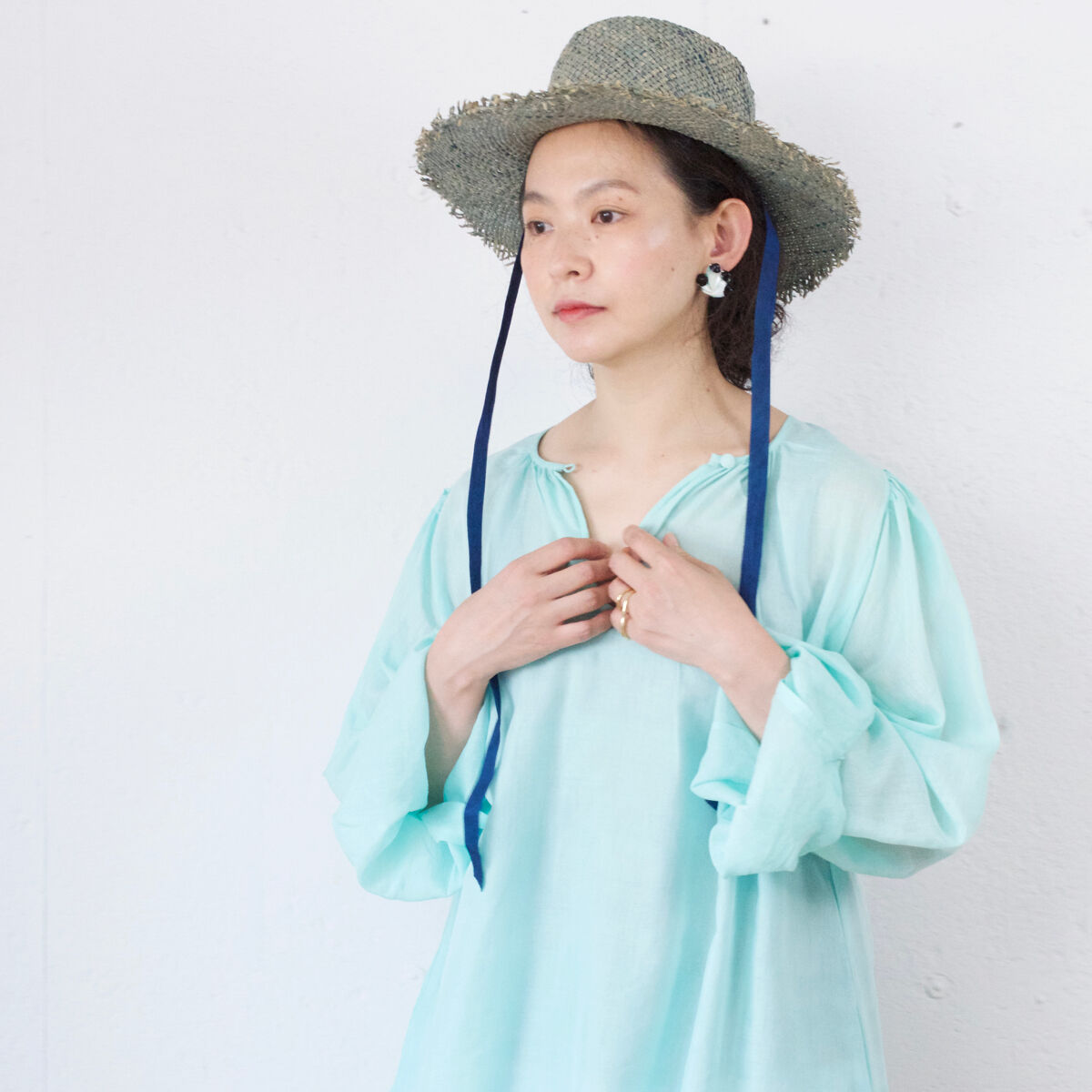 人気のファッションブランド！ chisaki×kitta meika 藍染 チサキ帽子