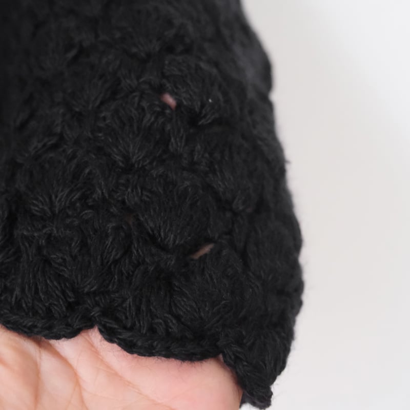 BUNON(ブノン) Hand Crochet Gilet かぎ針編みニットベスト | Le 