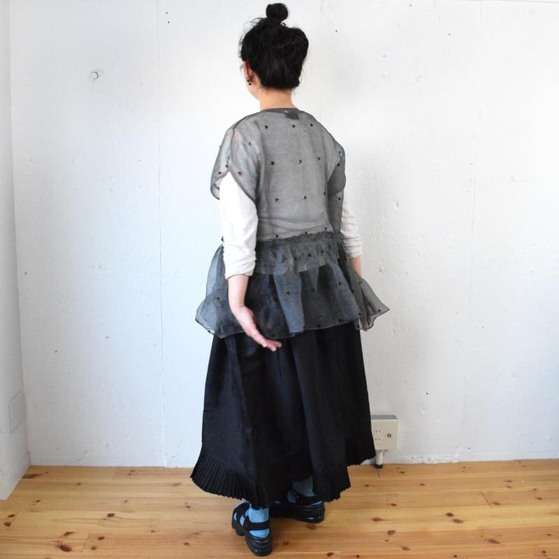 ブノン オーガンジー ロングスカート 【公式通販】