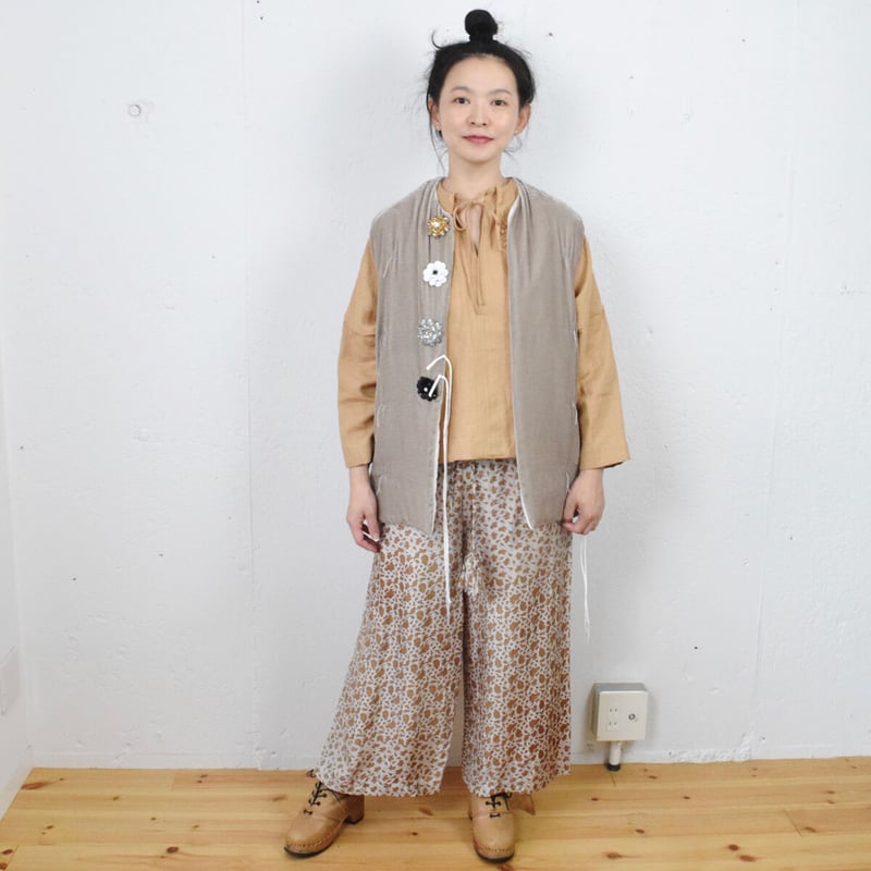 TOWAVASE(トワヴァーズ）：La zabu vest jacket ベスト ジャケット（...