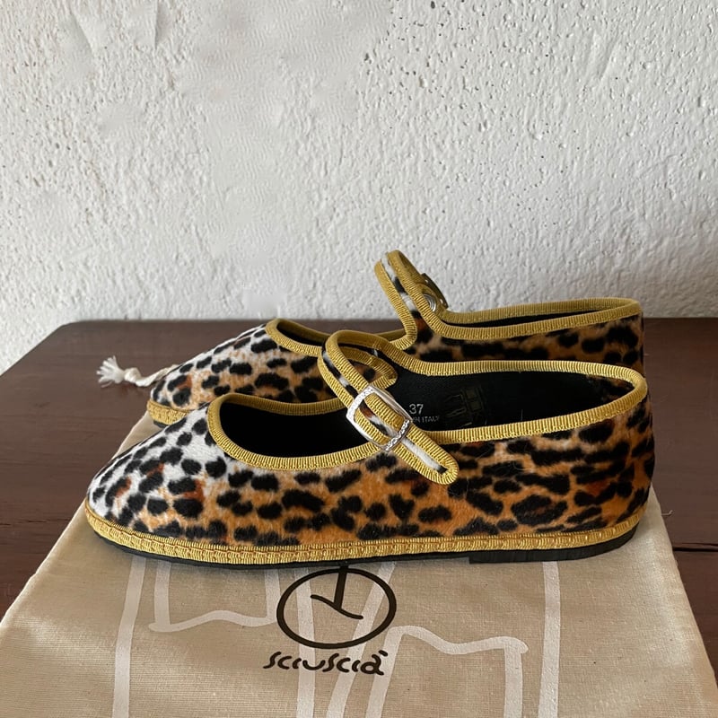 Sciuscia シューシャ MARY JANE LEOPARD 39-