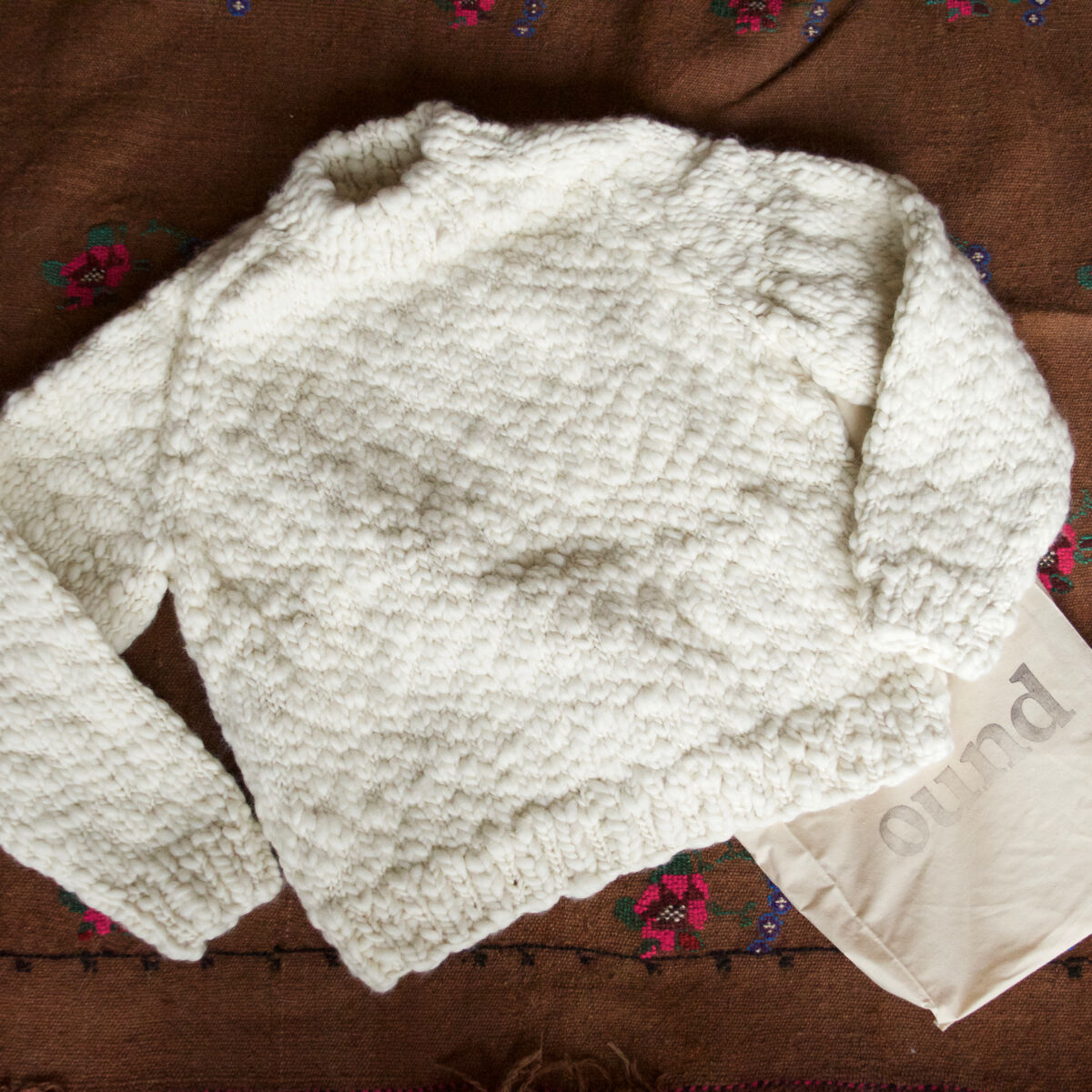 OUND(オウンド) 手編みセーター / CAVEN -HAND KNITTED WOOL JUMPER