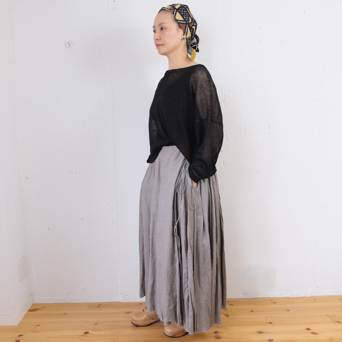 suzuki takayuki( スズキタカユキ) long skirt リネン ロングスカ suzuki takayuki( スズキタカユキ) long skirt リネン ロングスカ