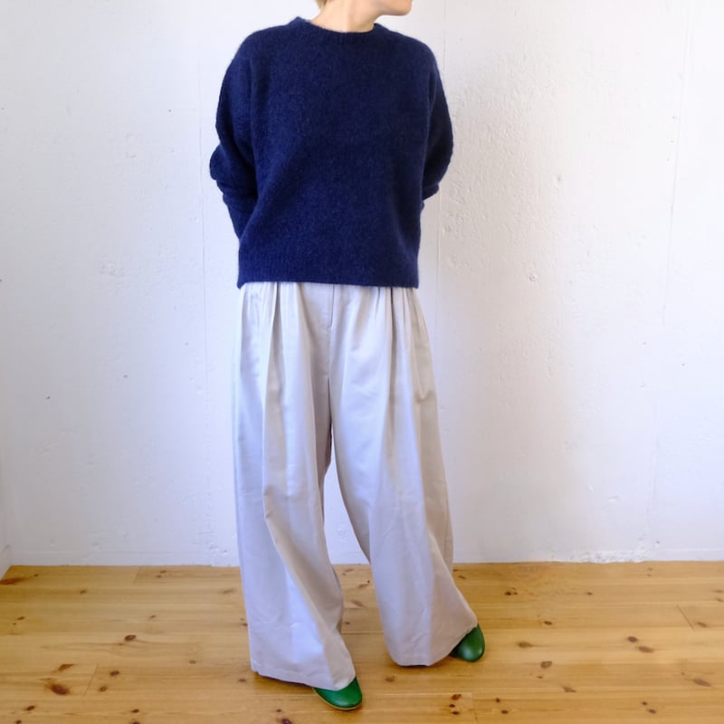 humoresque (ユーモレスク) pin tuck pants コットンシルク  