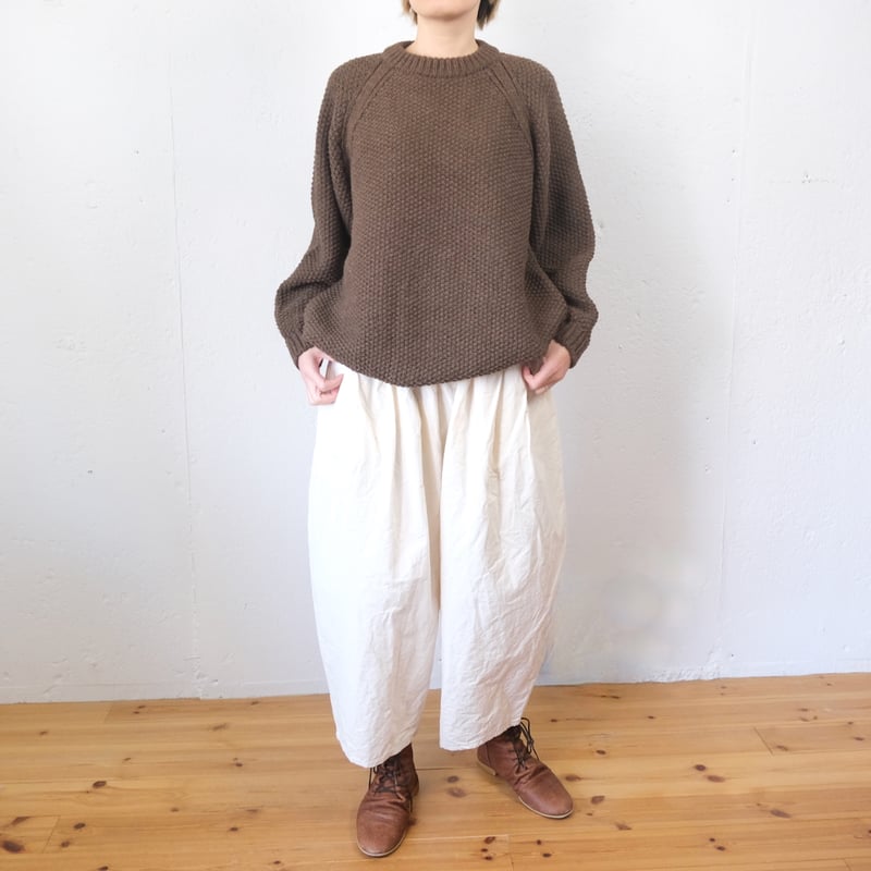 OUND(オウンド) ROBLE -HAND KNITTED WOOL JUMPER ウルグ