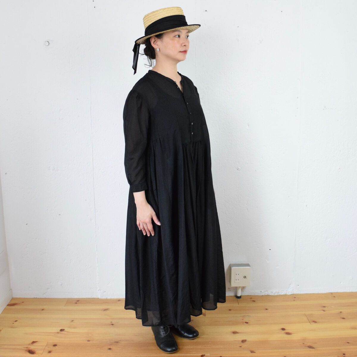 定番】suzuki takayuki (スズキタカユキ) gathered dress コッ 