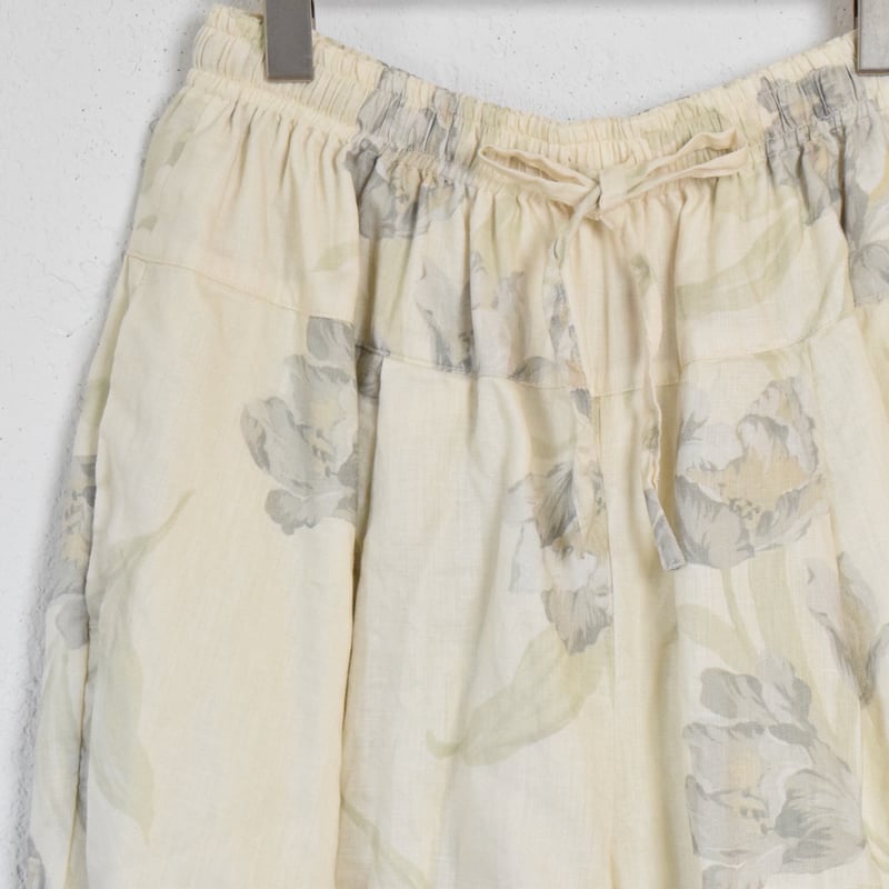 Gauze#(ガーゼ) ANTIQUE FLOWER PRINT WIDE PANTS 花柄プ Gauze#(ガーゼ) ANTIQUE FLOWER PRINT WIDE PANTS 花柄プ