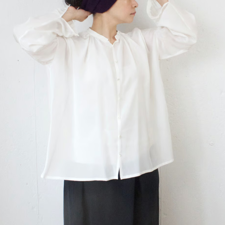 humoresque ユーモレスク シルク混 ハイネックブラウス 【公式通販】