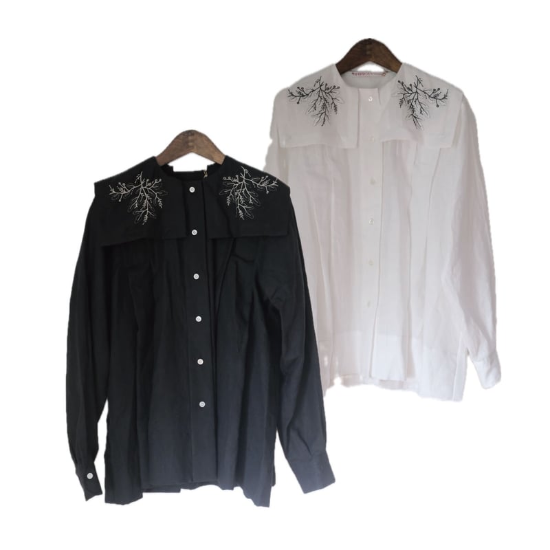 TOWAVASE(トワヴァーズ)Applique-blouseアップリケ刺繍ブラウス TOWAVASE(トワヴァーズ)Applique-blouseアップリケ刺繍ブラウス