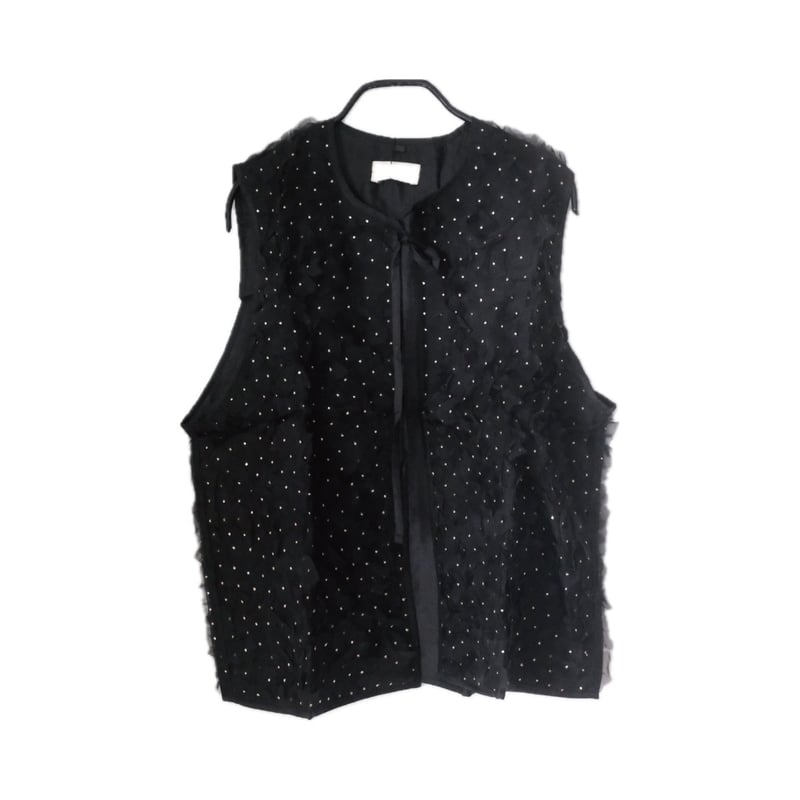 BUNON(ブノン) KhadiSilk Organdy Hydrangea Gilet シル 