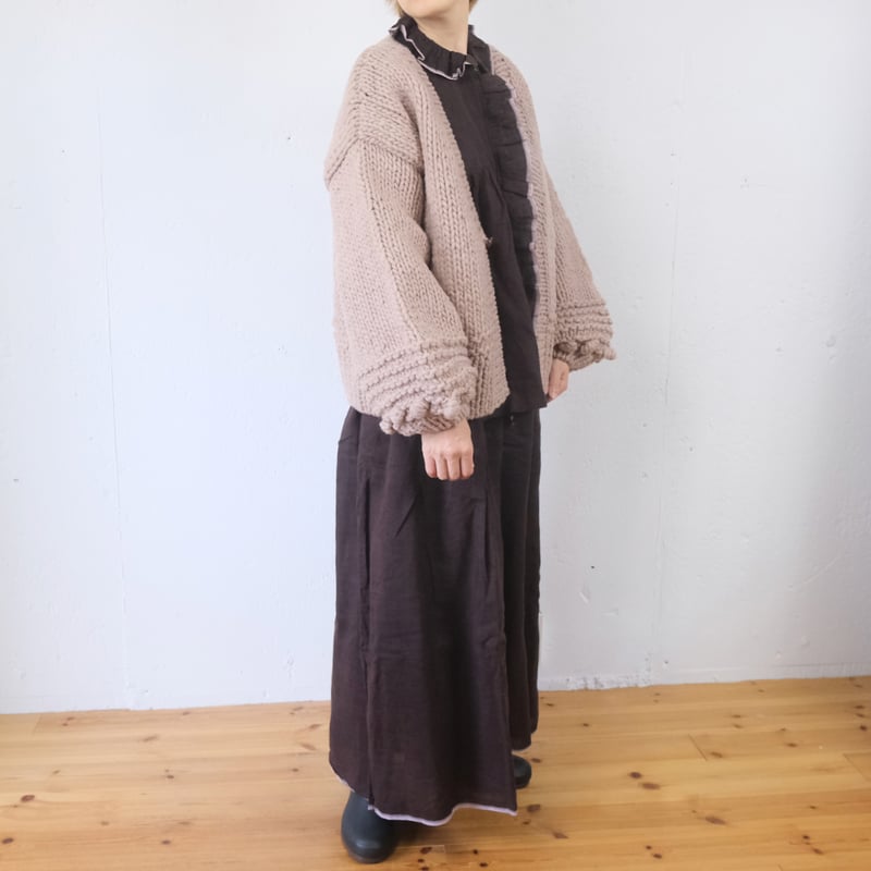 NATIVE VILLAGE (ネイティブヴィレッジ) 苗：seeding ハンドニット 