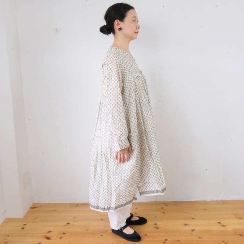 maison de soil メゾンドソイル ピンタックワンピース