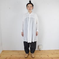 suzuki takayuki (スズキタカユキ) chiffon dress コットンシフォン ロングブラウス