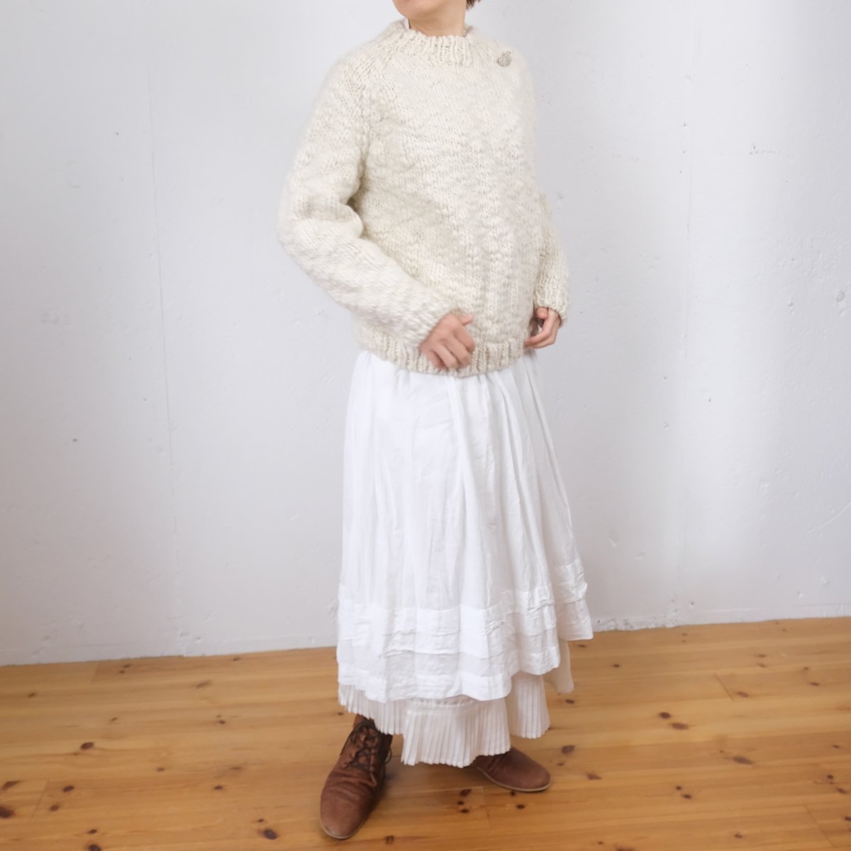 アダムエロペ オウンド ound CAVEN knit ニット M 羊毛100% アダムエロペ オウンド ound CAVEN knit ニット M 羊毛100%