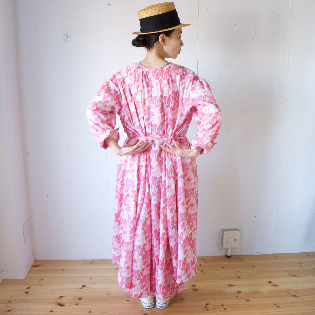 BUNON ブノン EmbroideryFrillDress ロングワンピース