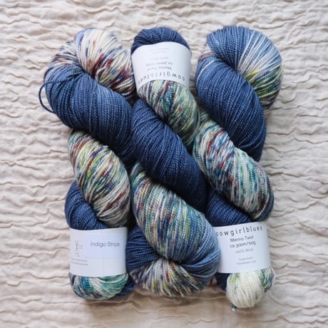 cowgirlblues Merino Twist(SOCK) ソックヤーン/段染め 100gかせ