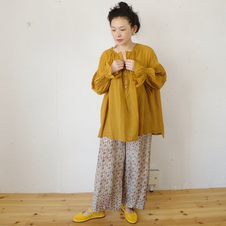 suzuki takayuki (スズキタカユキ) chiffon blouse /コットンシフォンブラウス(全5色)