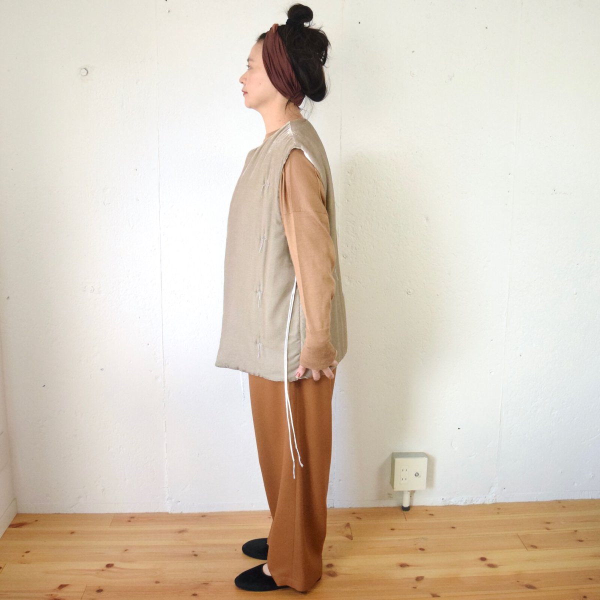 TOWAVASE(トワヴァーズ):La zabu vest jacket ベスト TOWAVASE(トワヴァーズ):La zabu vest jacket ベスト
