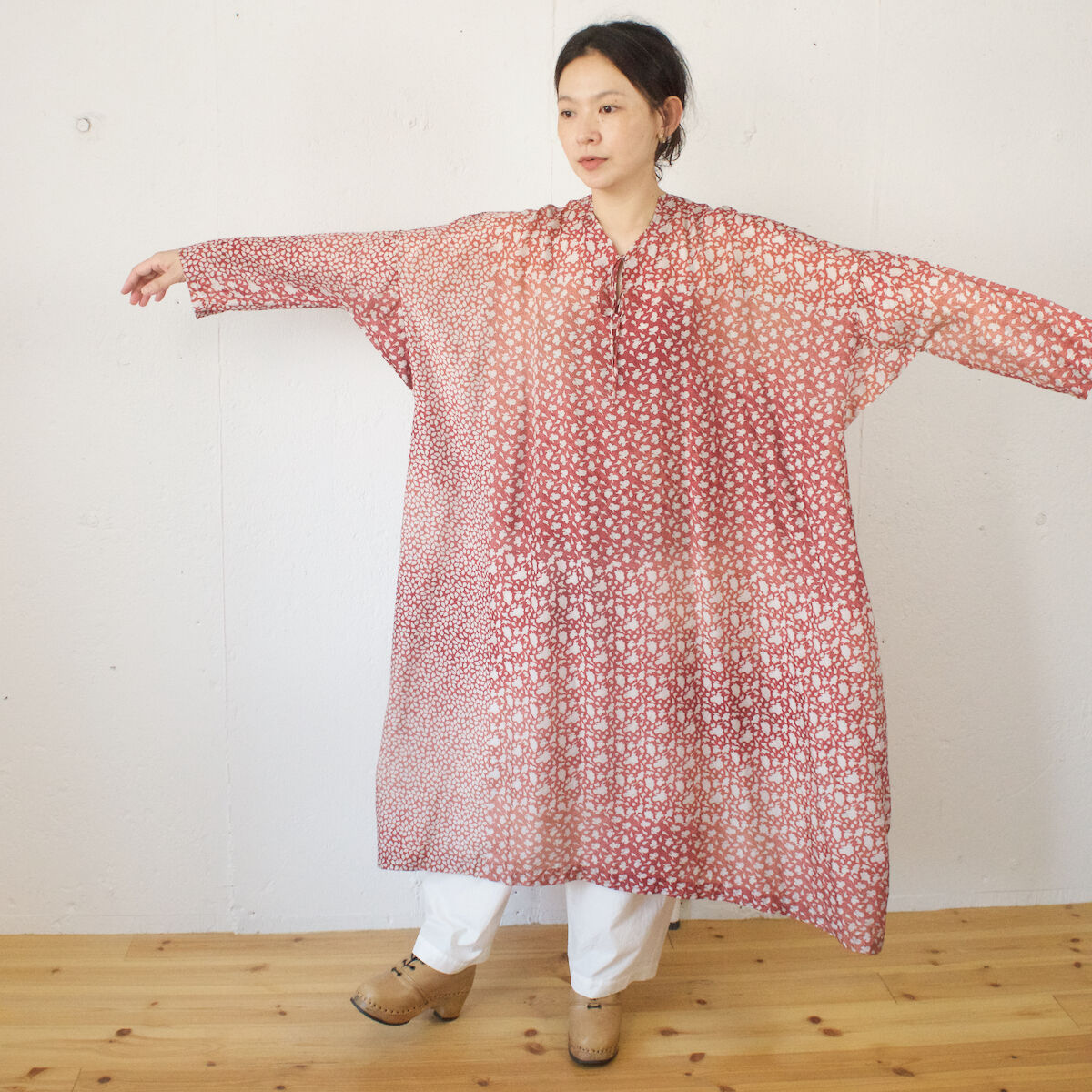 TOWAVASE：Sarasa Dress / Red (トワヴァーズ） | Le Nid d...