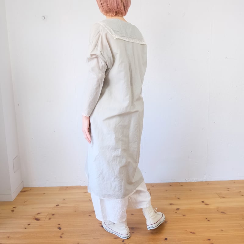 TOWAVASE(トワヴァーズ)Leavers dress コットンリネン セーラー TOWAVASE(トワヴァーズ)Leavers dress コットンリネン セーラー