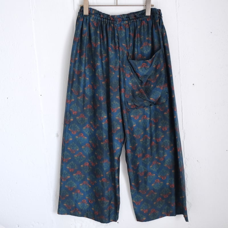TOWAVASE(トワヴァーズ）Eulalie-Pants シルクプリントパンツ