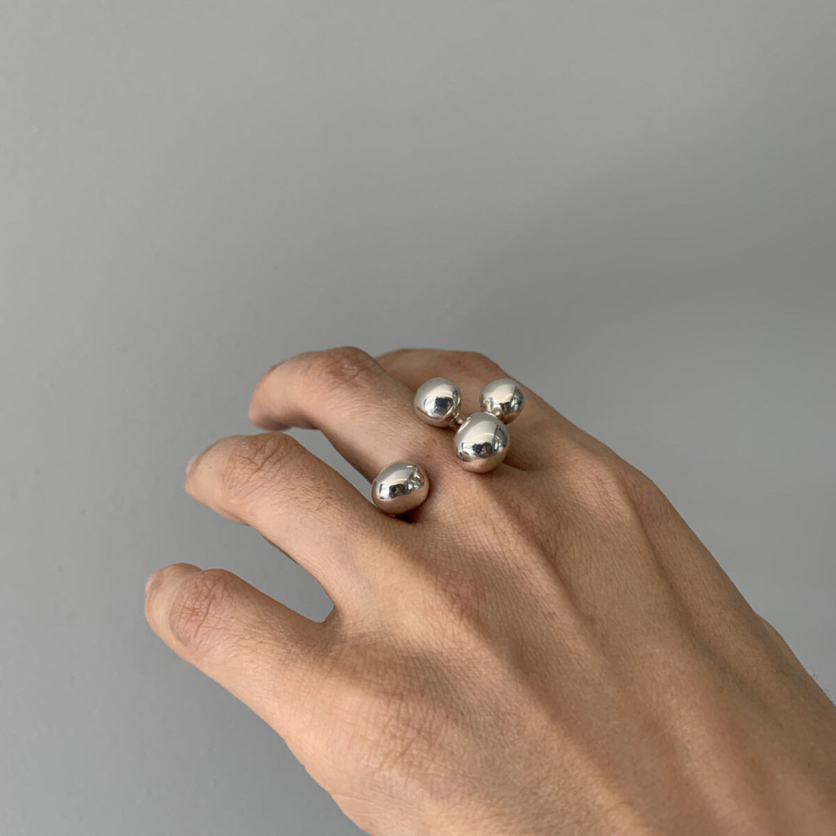 MONICA CASTIGLIONI モニカカスティリオーニ4粒リング