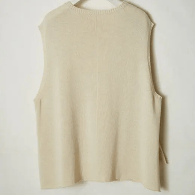 suzuki takayuki (スズキタカユキ) knitted vest カシミヤシルク