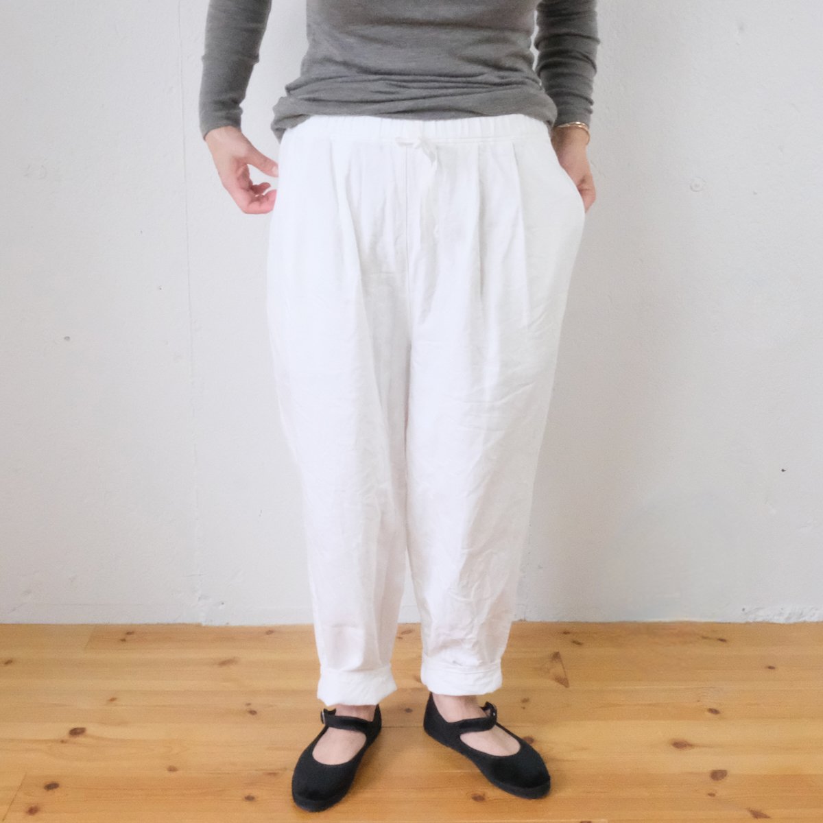 laboratoryラボレイトリー タータンチェックリネンパンツ