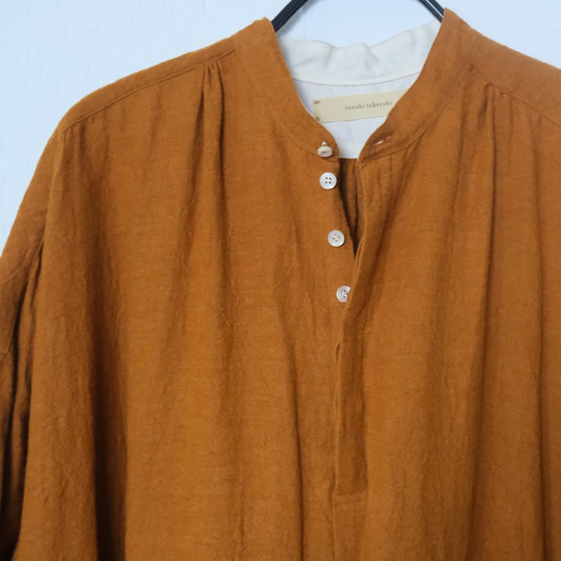 suzuki takayuki (スズキタカユキ) peasant dress Ⅱウールリネン suzuki takayuki (スズキタカユキ) peasant dress Ⅱウールリネン