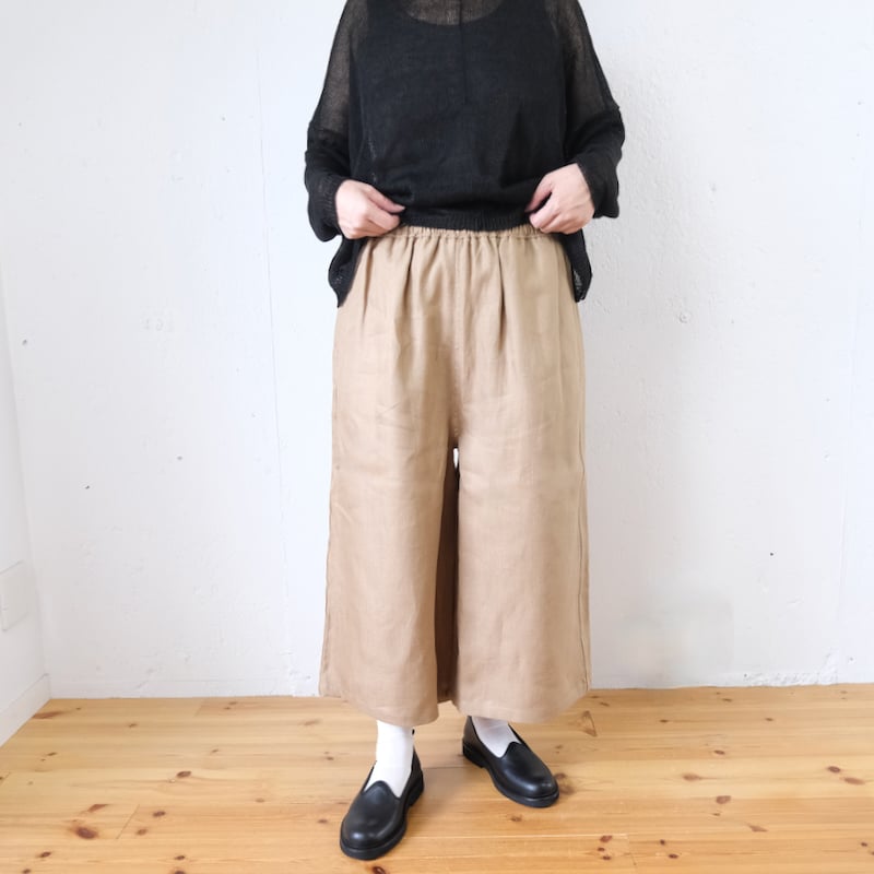 maison de soil 麻ワイドパンツ