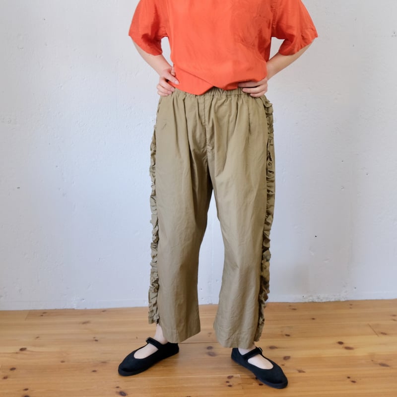 6月中旬に再入荷します】Gauze#(ガーゼ) VIVIENNE PANTS サイド 6月中旬に再入荷します】Gauze#(ガーゼ) VIVIENNE PANTS サイド