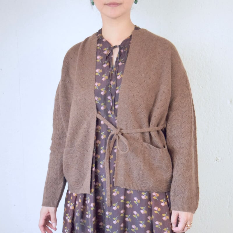 TOWAVASE(トワヴァーズ）Panier Cardigan 7G | Le Nid de ...