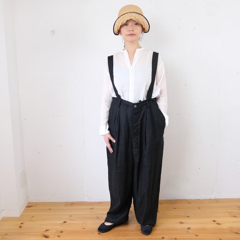定番】suzuki takayuki (スズキタカユキ) salopette リネンツイル 