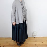 suzuki takayuki( スズキタカユキ) tiered skirt ウールガーゼ ティアードスカート