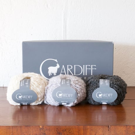 Cardiff：100%カシミア「Big Boucle」50g小巻