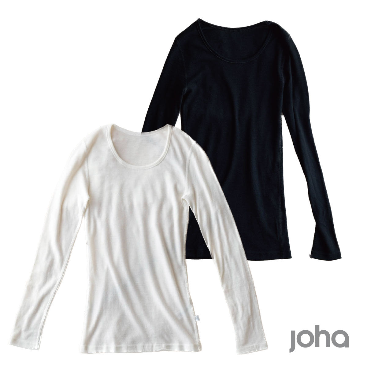JOHA(ヨハ)Blouse メリノウール100% 長袖Tシャツ | Le Nid de Lili JOHA(ヨハ)Blouse メリノウール100% 長袖Tシャツ | Le Nid de Lili