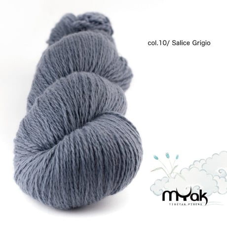 mYak [Tibetan Cloud ]100gかせ(100% sheep wool Sport/ Light DK weight)