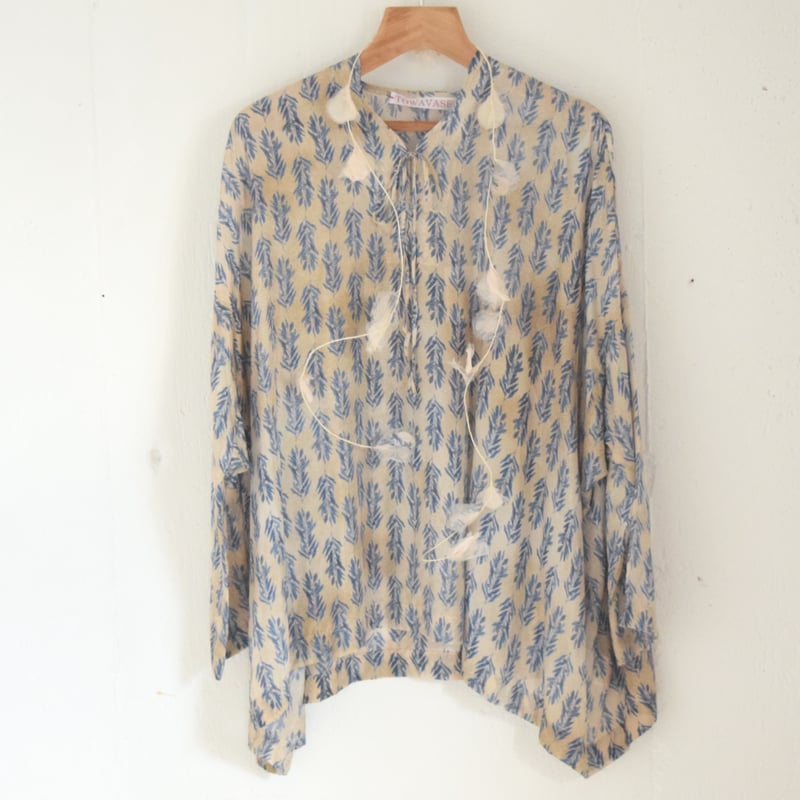 TOWAVASE(トワヴァーズ）Charlie Blouse 更紗プリント チュニック 