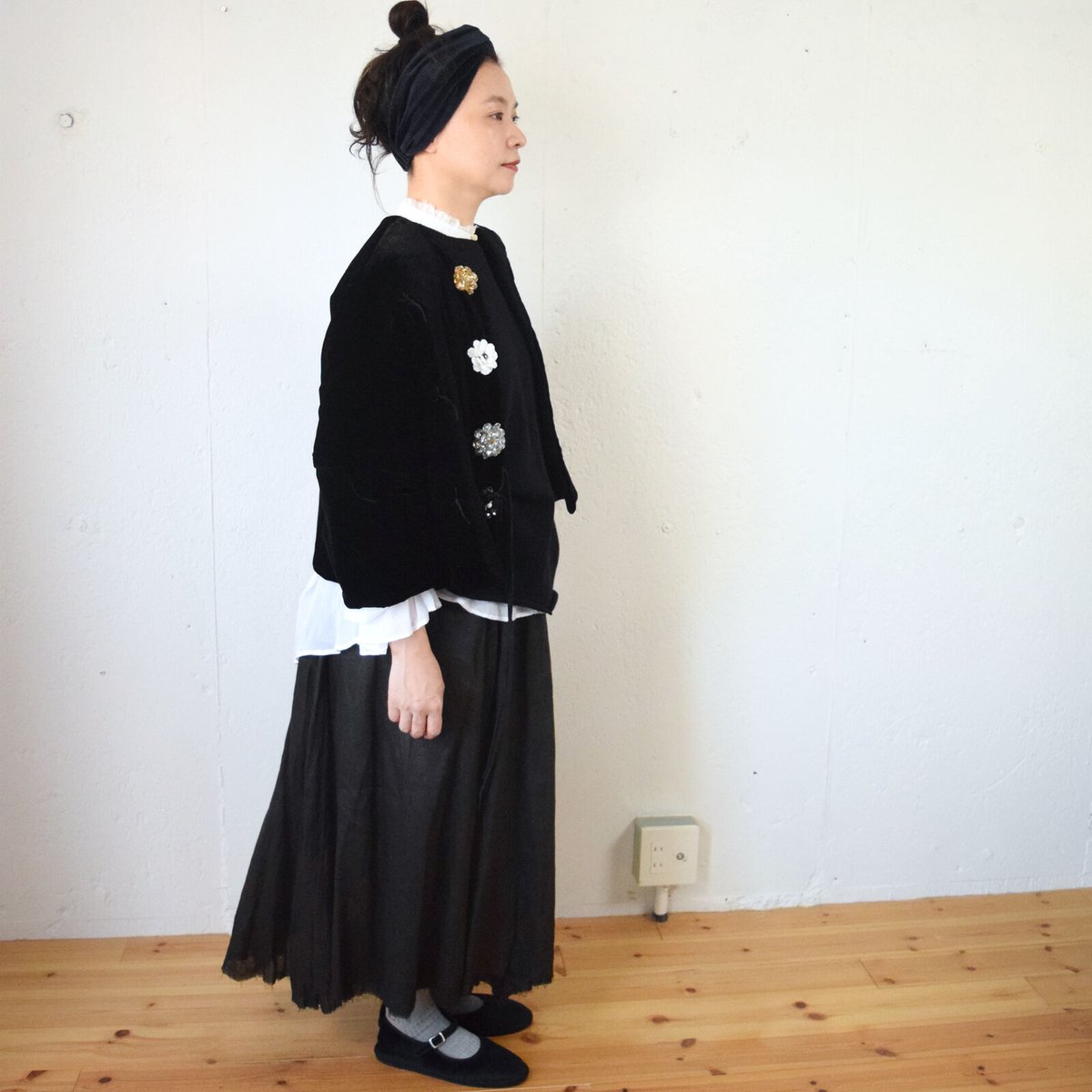 TOWAVASE(トワヴァーズ）：La zabu Jacket/Black | Le Nid 