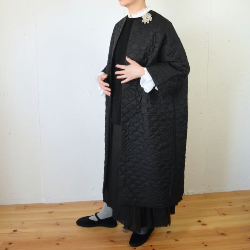 TOWAVASE カディコットン キルトローブ サイズF