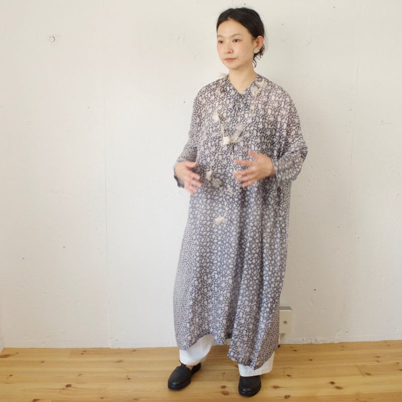 TOWAVASE：Sarasa Dress / Gray (トワヴァーズ） | Le Nid 